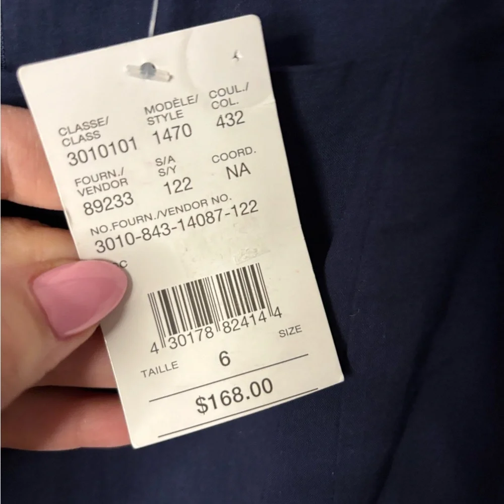 NWT LAURA Navy Sleeveless Maxi Dress - Picture 4 of 7